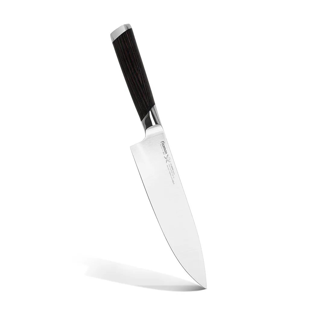 Нож поварской FISSMAN FUJIWARA 2814 20 см, сталь AUS‑6, рукоять Pakka Wood