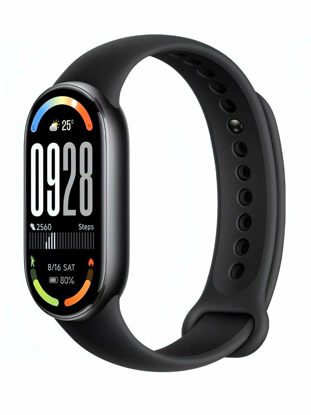 Фитнес-браслет Xiaomi Smart Band 10 черного цвета