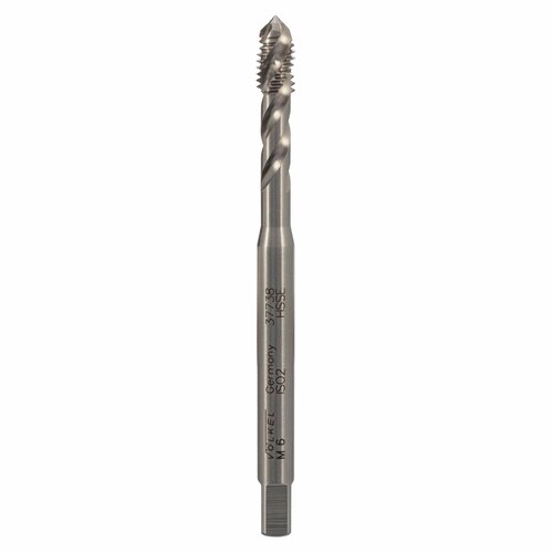 VOLKEL VO-37738 Метчик машинный M6x1 для глухих отверстий, HSS-E, DIN 371, 6H, форма C