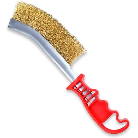 Щетка металлическая Avs пластиковая ручка MB-01