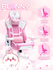 Игровое кресло компьютерное ZONE 51 BUNNY Pink, розовый, искусств...