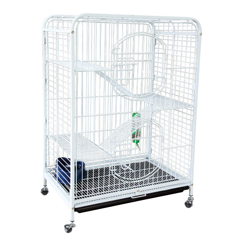 Клетка C2-1W для мелких животных белая 640*435*925мм Triol