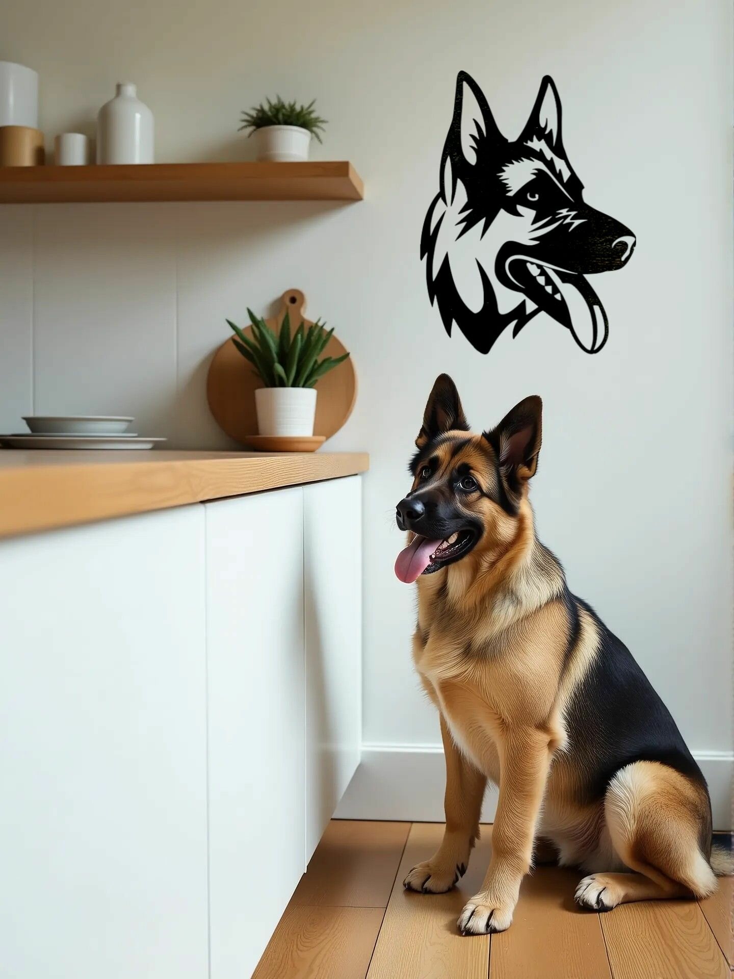 Панно декоративное деревянное на стену 