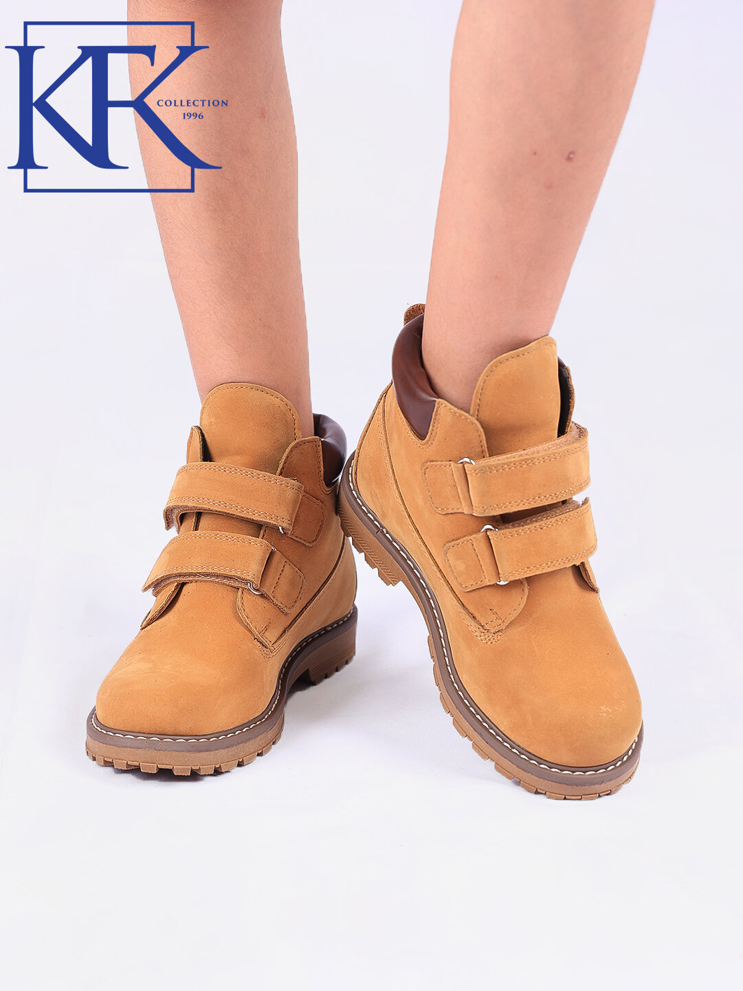 Сапоги KFK, размер 34, песочный — фото 1