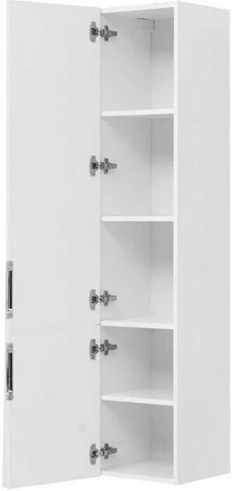 Шкаф-пенал для ванной Aquanet Алвита 35 L белый