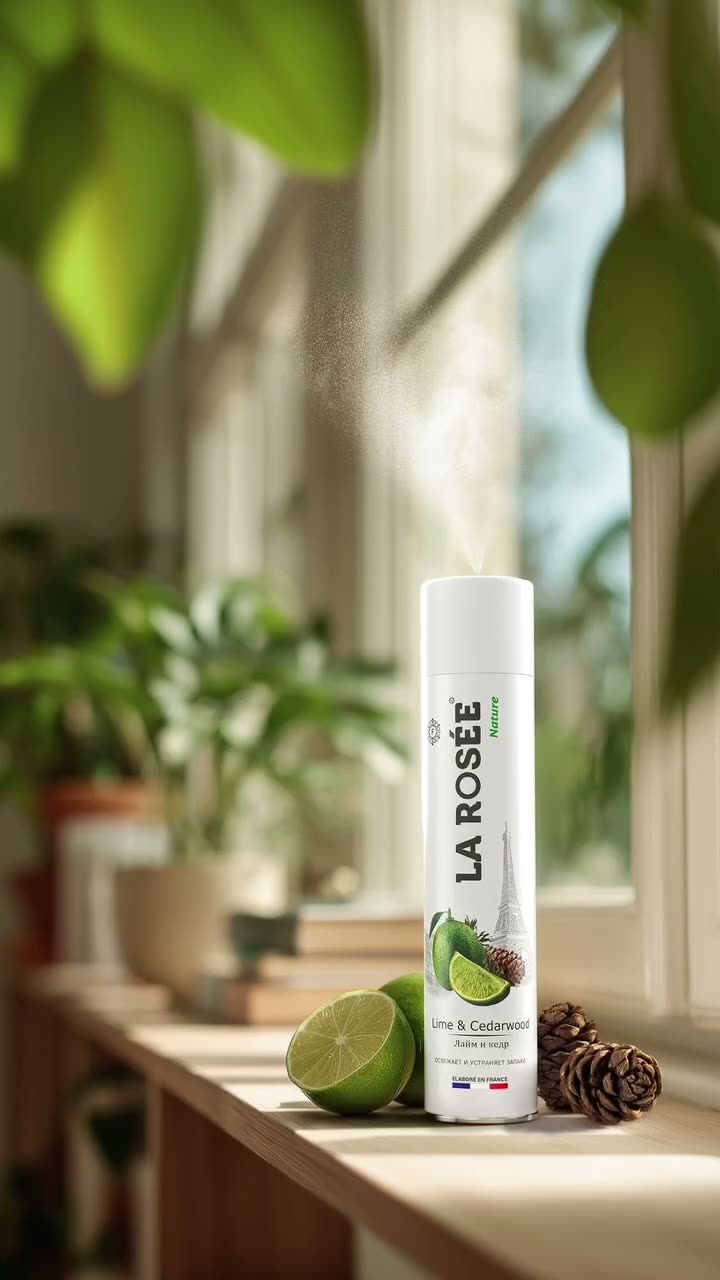 Освежитель воздуха La Rosee, для дома, 300 мл. Аромат: Королевский сад — фото 1