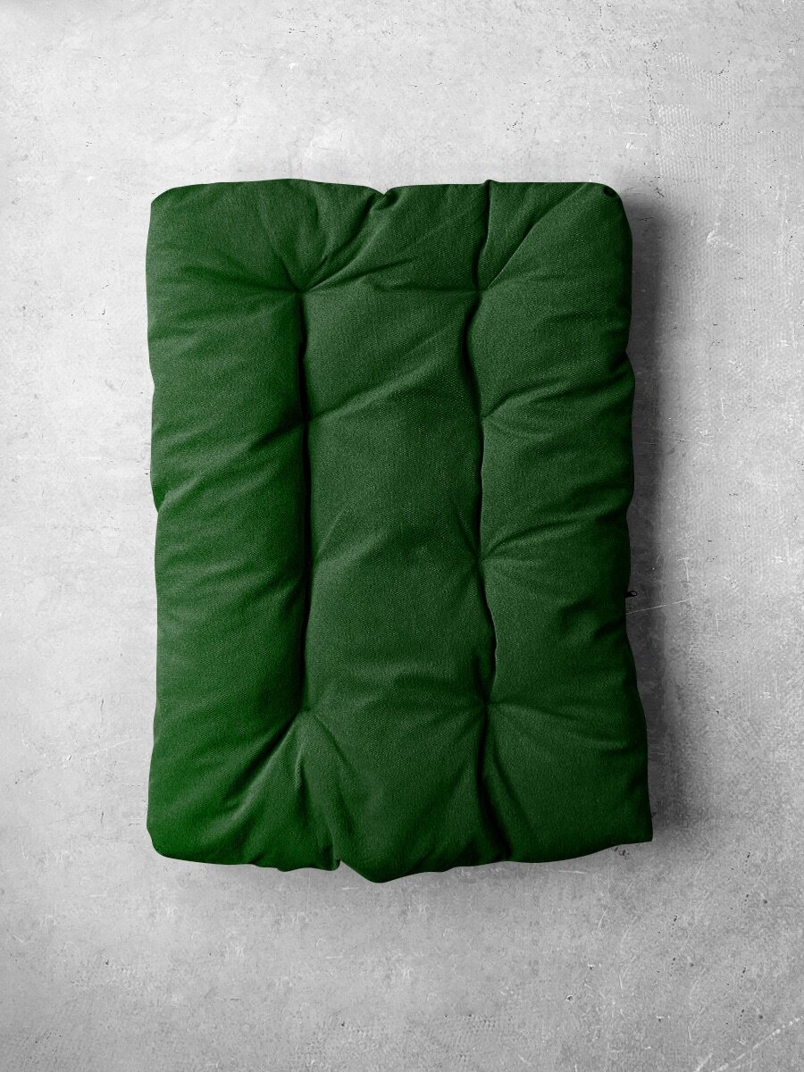 Подушка Лофтовик зеленый велюр