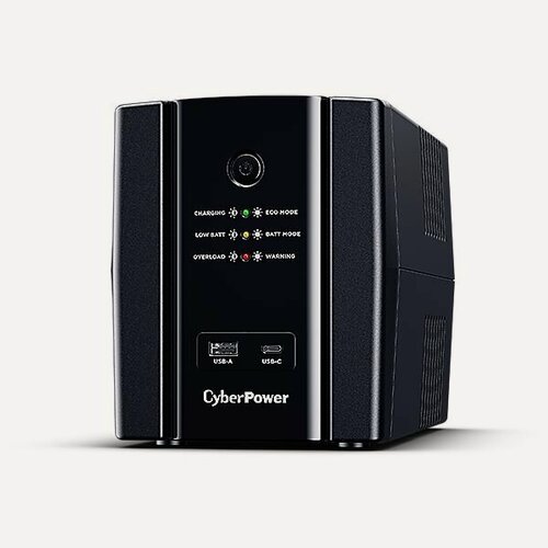 Изображение товара CyberPower UT2200EG Источник бесперебойного питания 2200VA/1320W, 4 розетки (Schuko), 3xUSB (type A, B, C) , 2xRJ11/RJ45, линейно-интерактивный