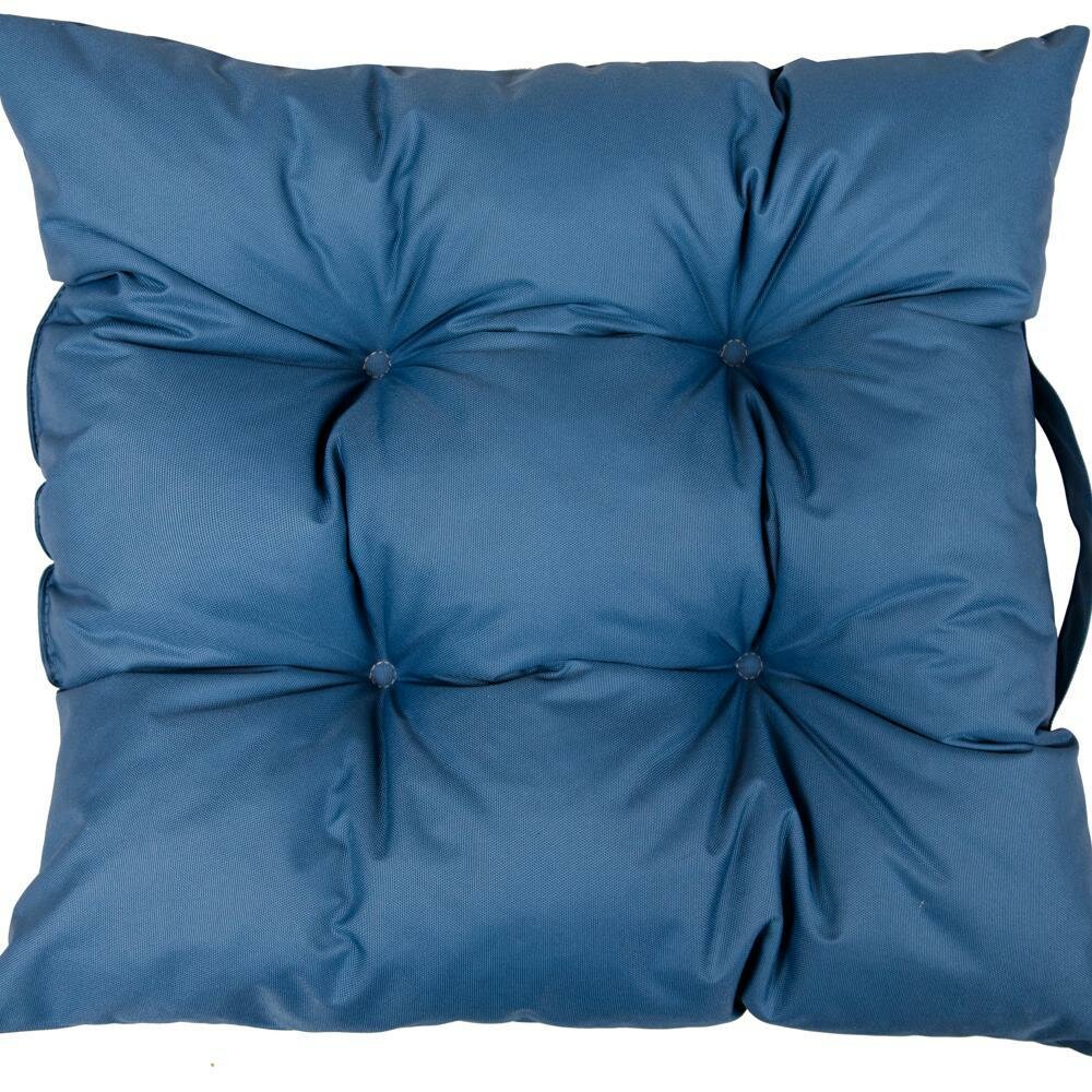 Подушка для стула Linen Way Пикник-2 50x50 см цвет серо-синий