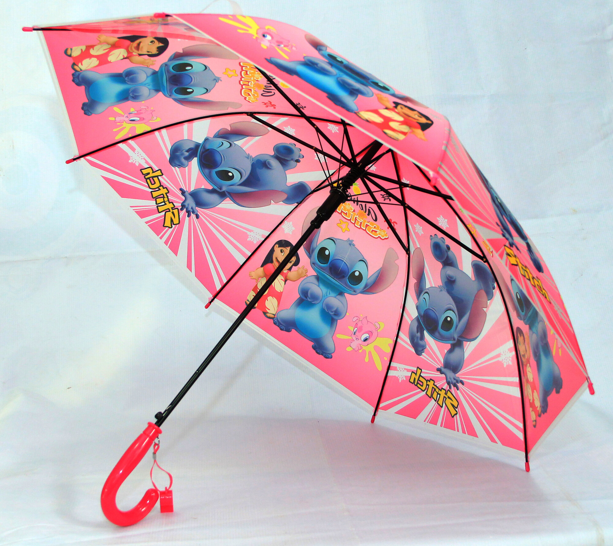 Зонт-трость , розовый — фото 1