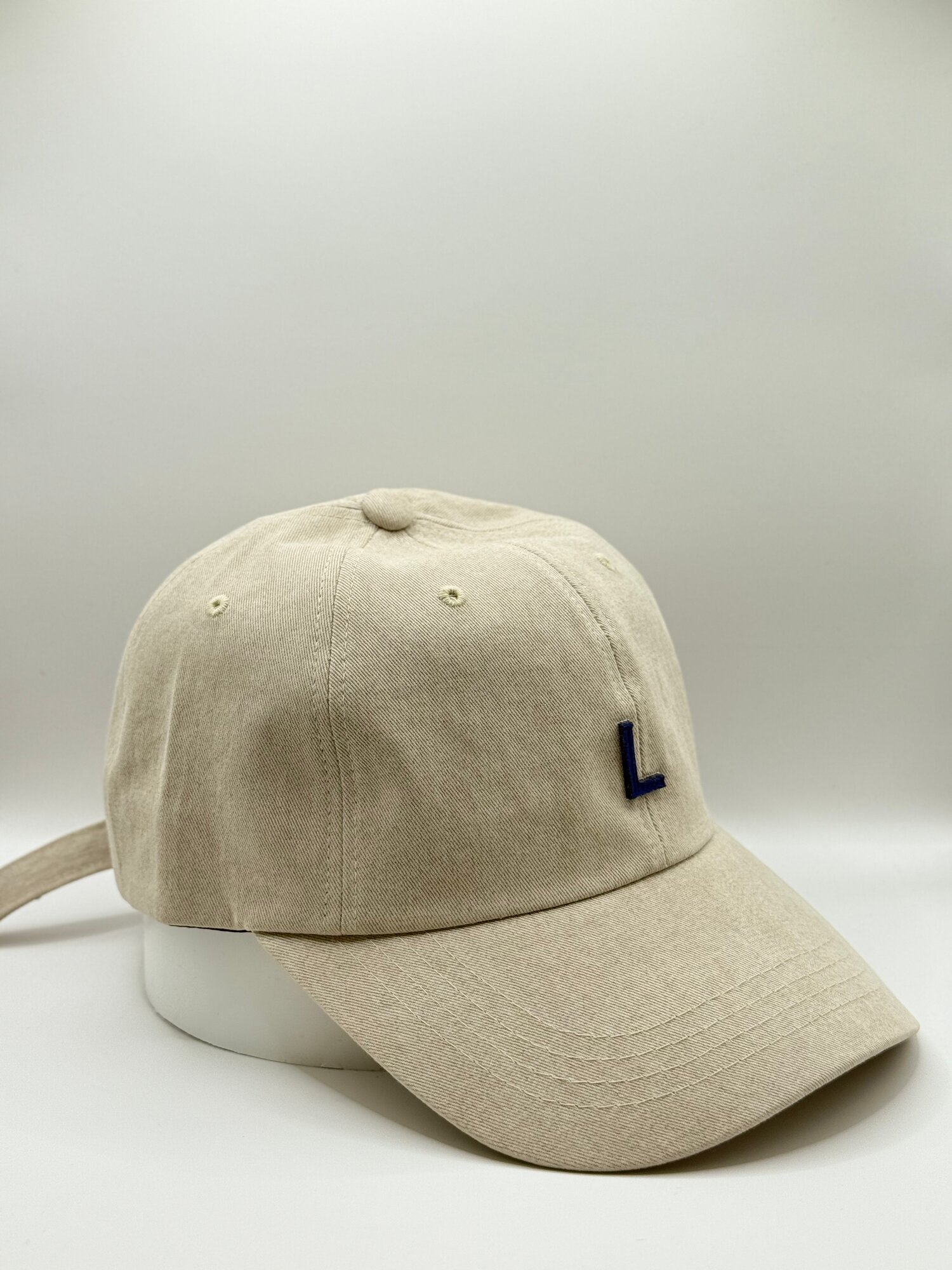 Кепка  Корейская кепка для взрослых и детей, размер OneSize, светло-бежевый — фото 1