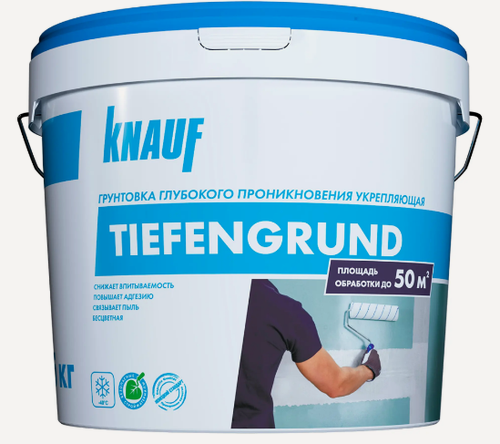 Изображение товара КНАУФ Тифенгрунд Ф грунтовка мороз белая (5кг)