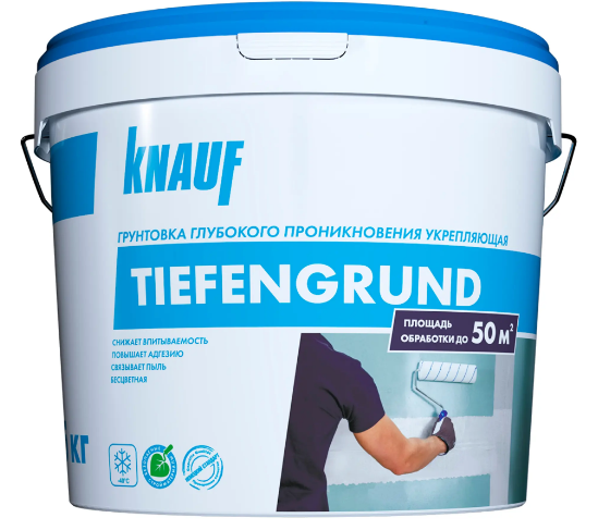 КНАУФ Тифенгрунд Ф грунтовка мороз белая (5кг)