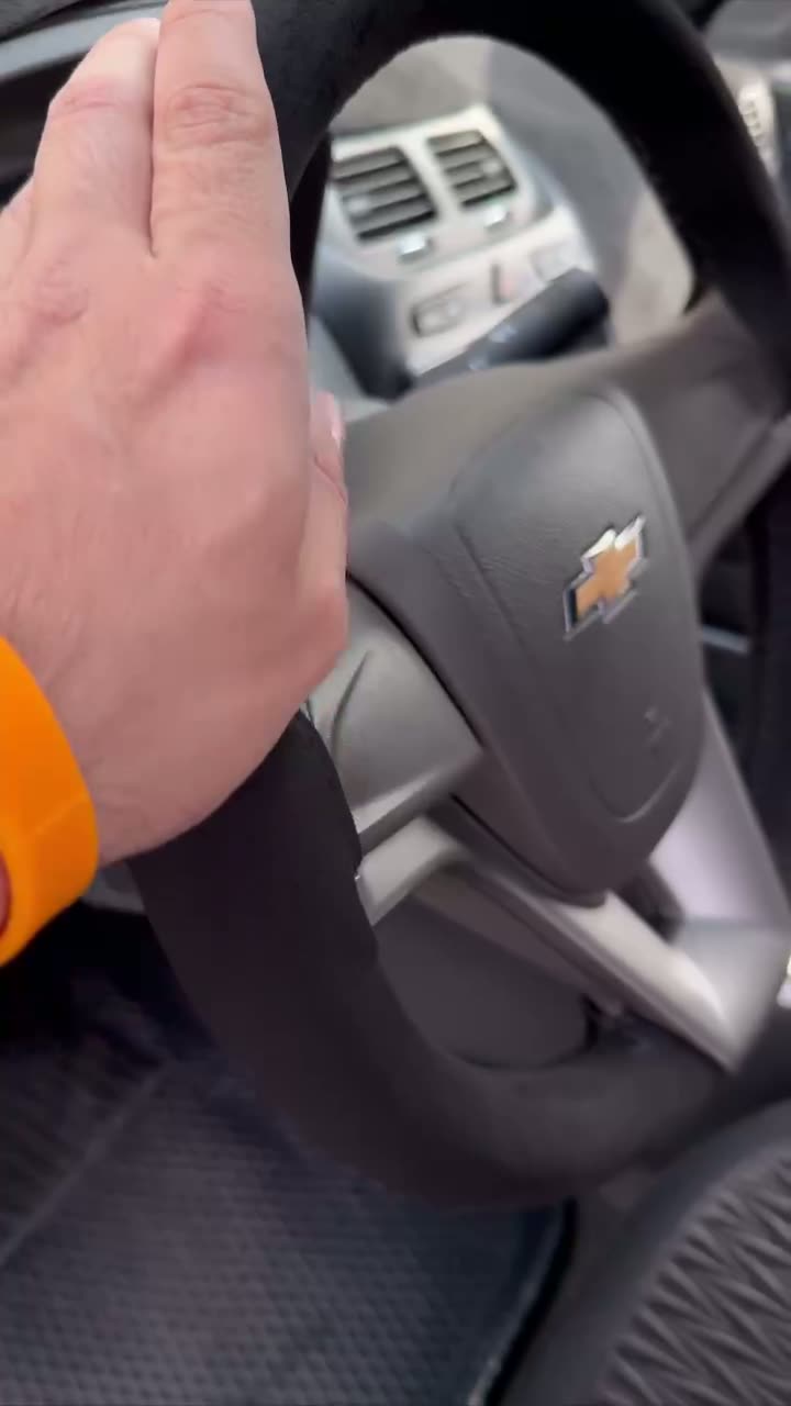 Чехол для руля Cardinar Universal, алькантара, универсальный, антискользящий, черный — фото 1