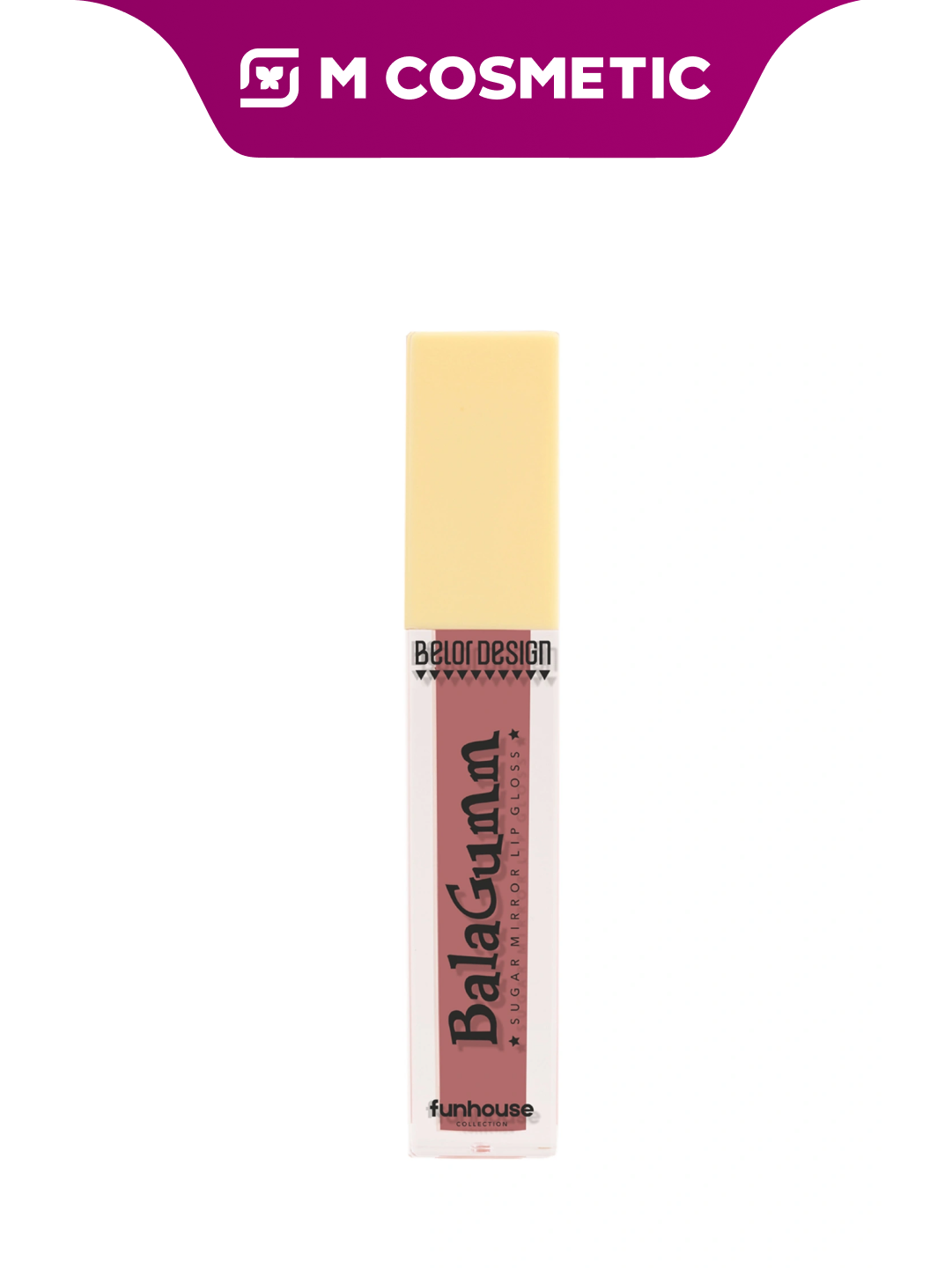 Блеск для губ Belordesign Balagumm Funhouse, гипоаллергенный, 00 Сияющий Бриллиант, 5,3 г