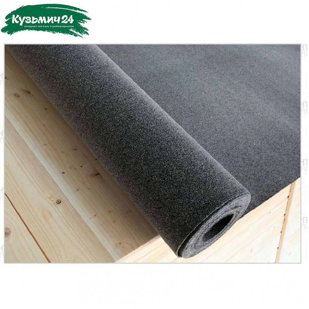 Рубероид РКП-350 с песком для кровли и гидроизоляции рулон 15 м