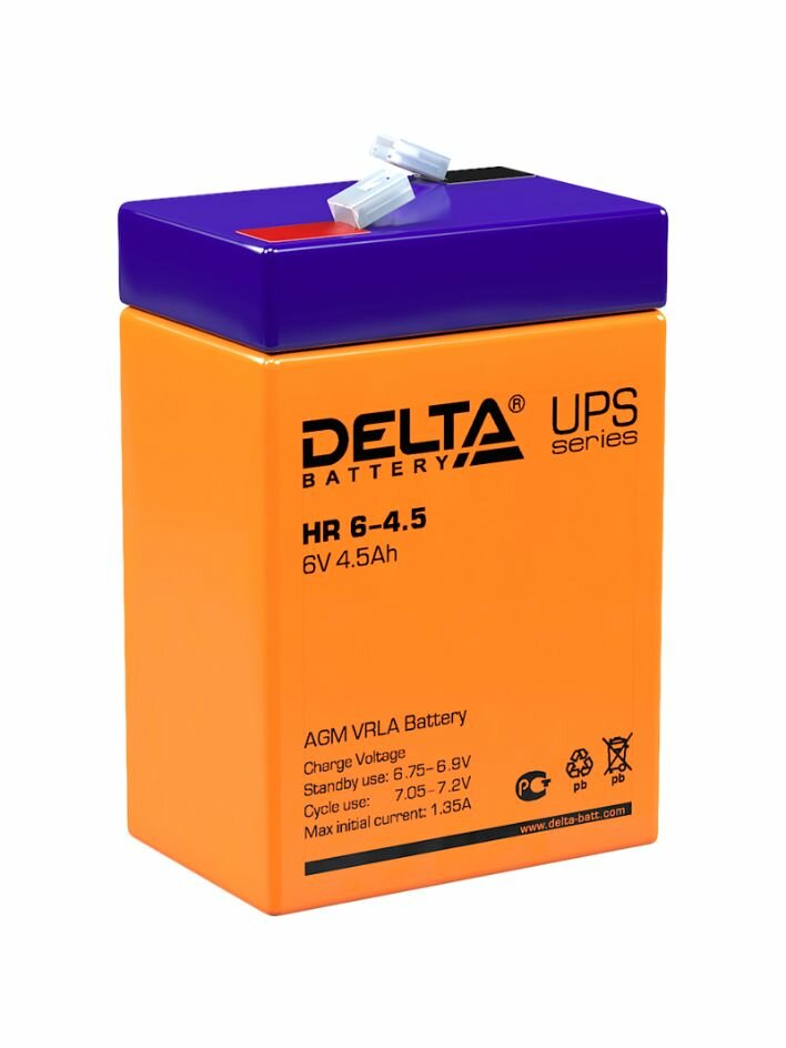 Аккумуляторная батарея DELTA HR 6-4.5