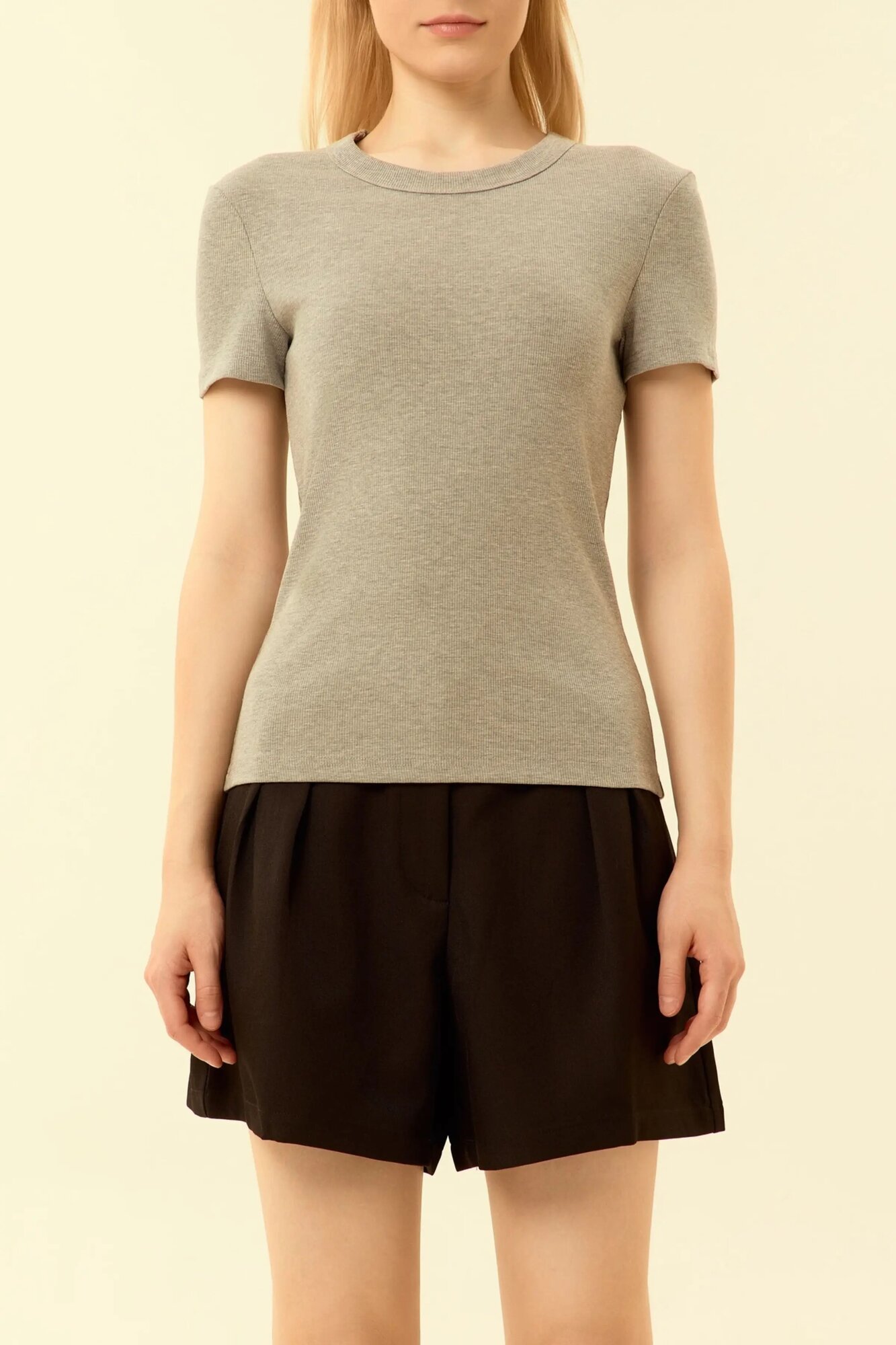 Футболка Selfie, размер S, светло-серый — фото 1