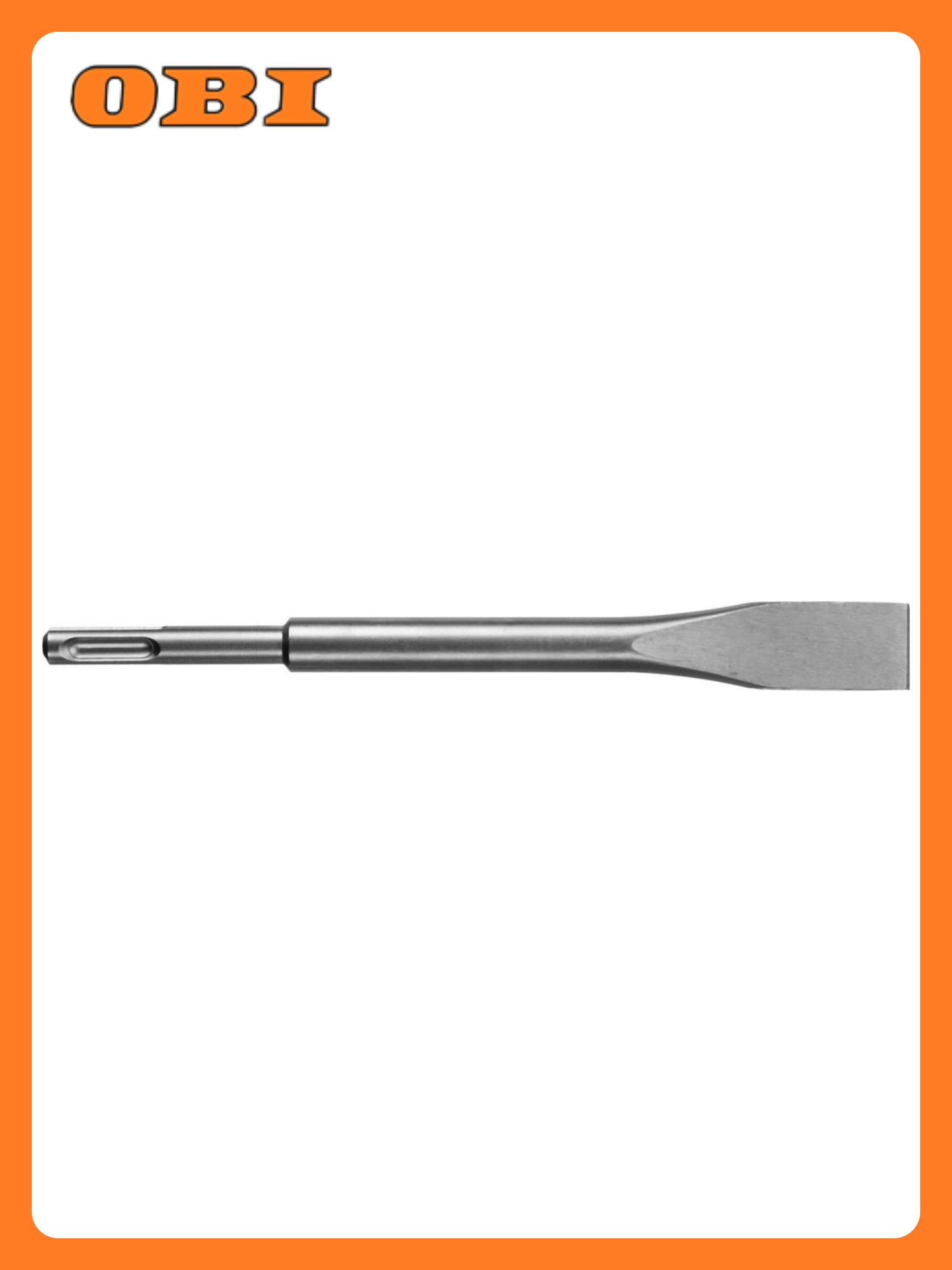 Зубило SDS PLUS СИБИН плоское 20х200 мм