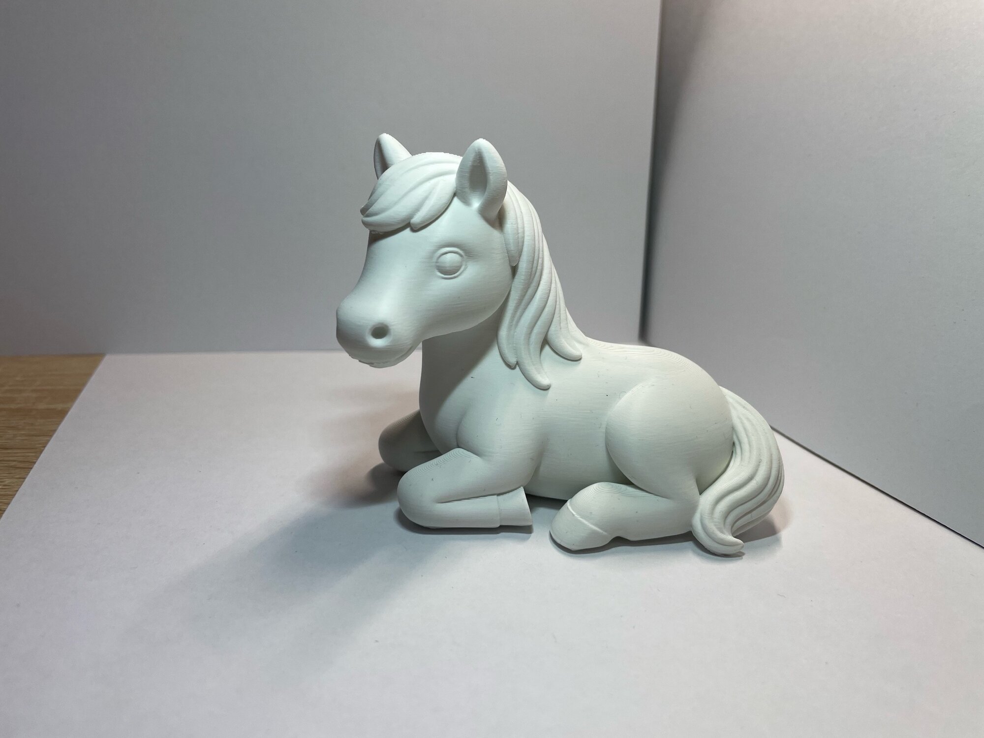 Символ Нового Года Лошадка Фигурка Статуэтка Белая Интерьер