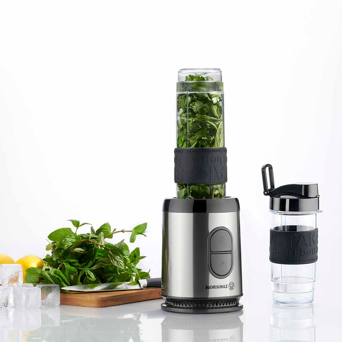 Блендер KORKMAZ "PRO-FIT" A426-01, погружной, с насадками, 850Вт