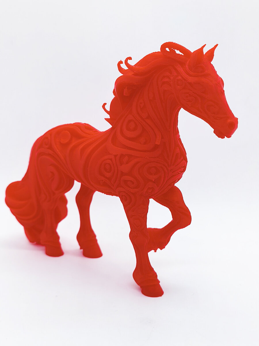 Фигурка Красная Огненная Лошадь Символ 2026 года