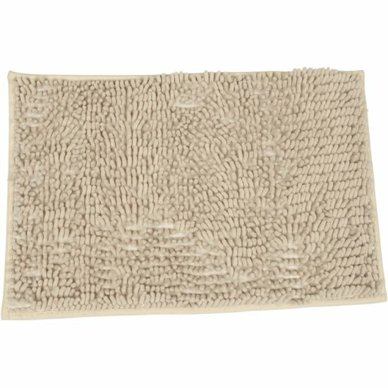 Коврик для ванной комнаты Blabar ворсистый 50х80см Mjuk полиэстер бежевый /100
