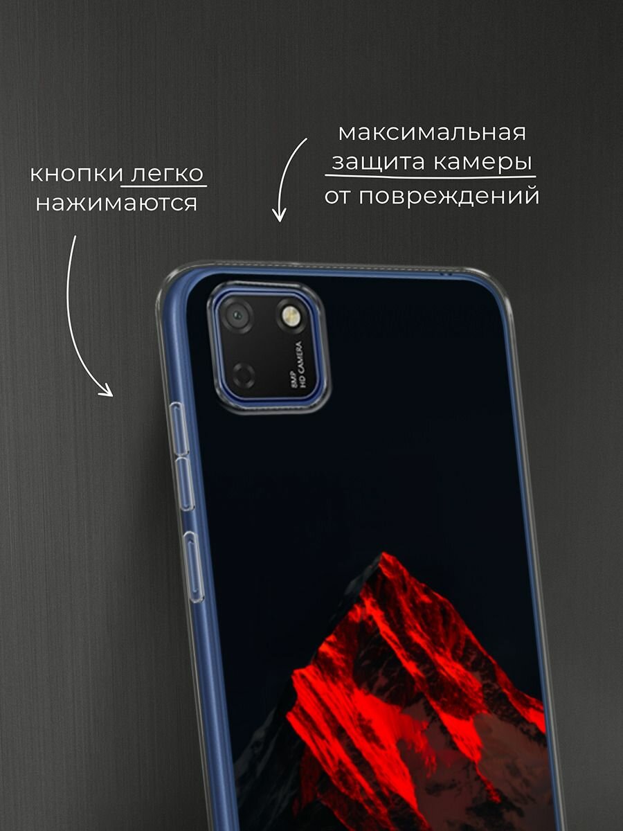 Чехол на Honor 9S/Huawei Y5p / Хонор 9S/Хуавей Y5p с принтом Красная гора — фото 1