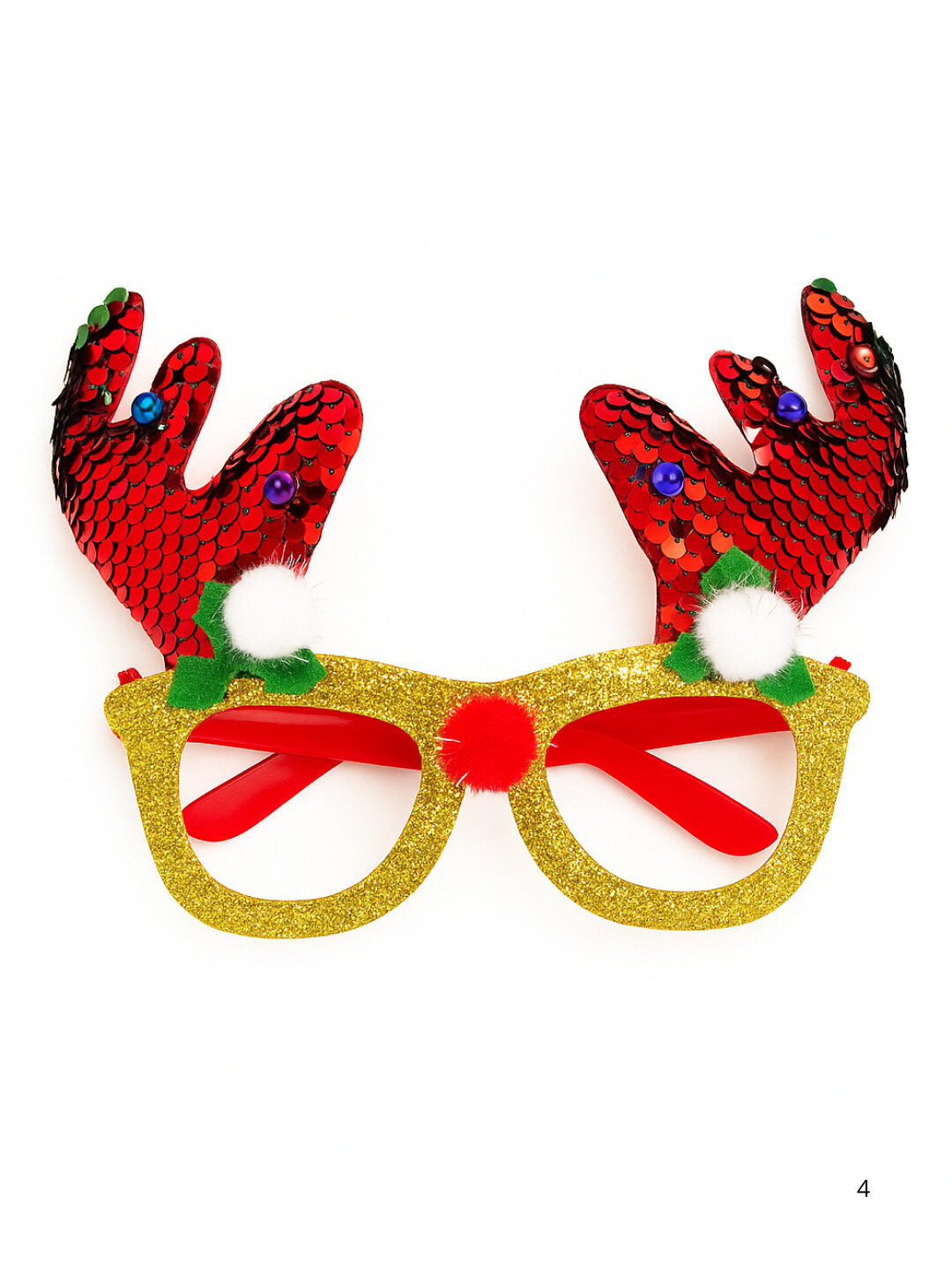 Солнцезащитные очки , красный — фото 1