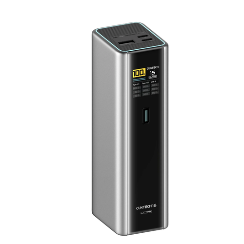 Внешний аккумулятор CUKTECH 15 ULTRA PB200U PD31 20000mAh 210W 2хType-C 1хUSB серебристый повербанк 1555400₽