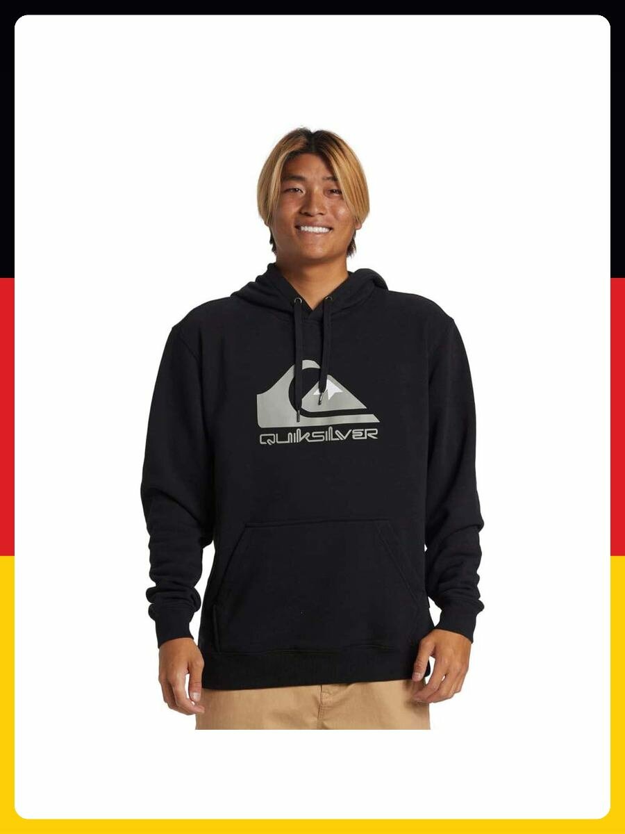 Худи спортивное Quiksilver, размер L, , черный