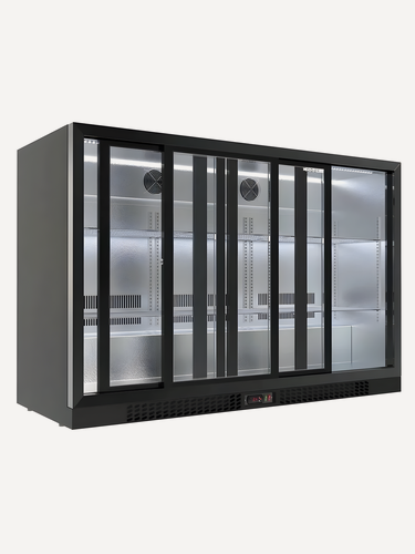 Изображение товара Шкаф холодильный барный COOLEQ BF-330S черный, 330 л, LED-подсветка