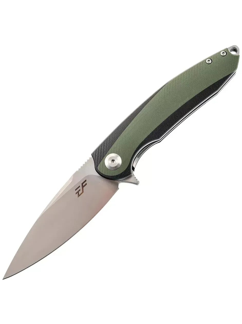 Складной нож Eafengrow EF954, сталь D2, рукоять G10, зеленый