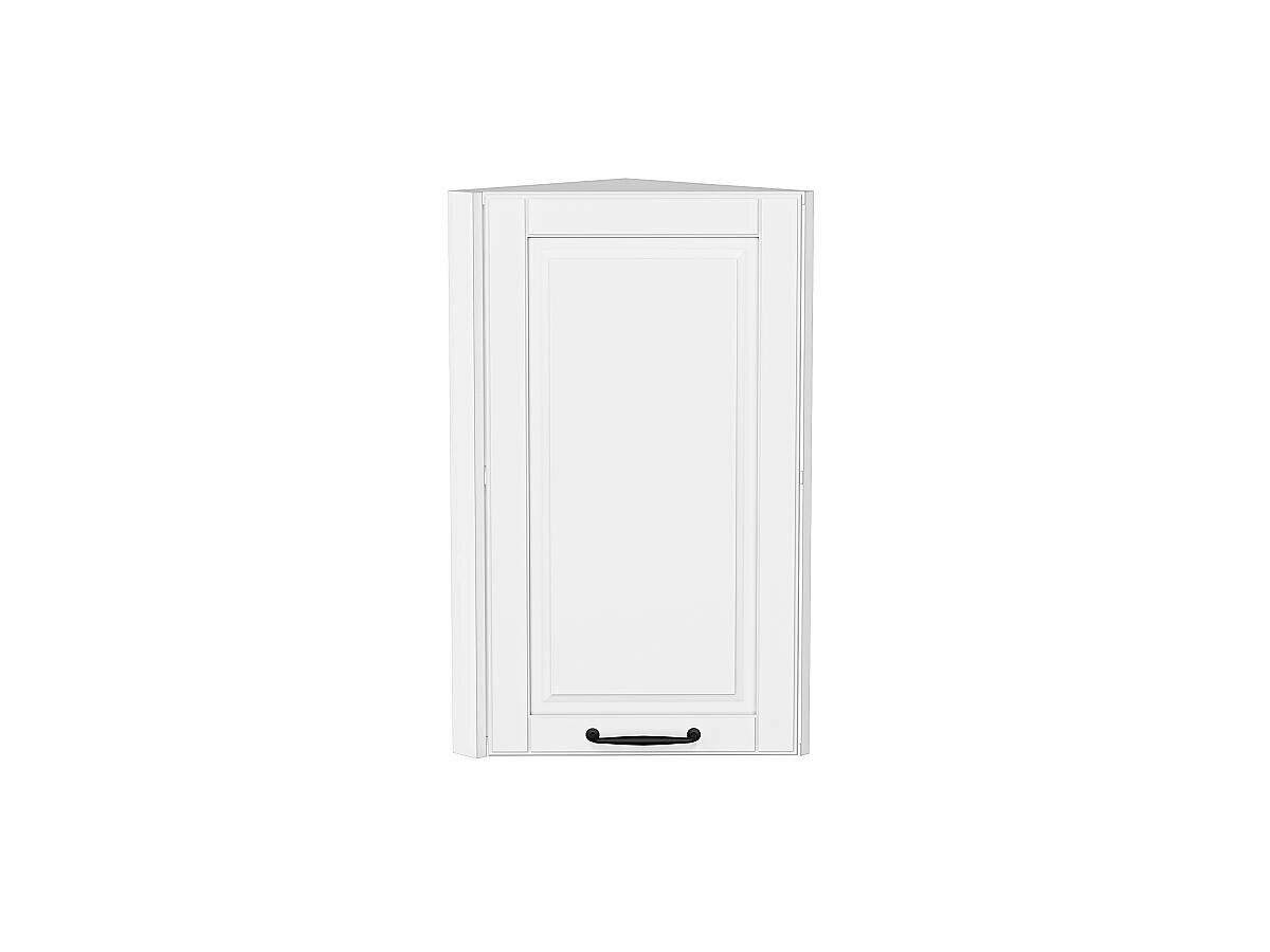 Шкаф верхний торцевой Дублин цвет фасада Special White цвет каркаса Белый 716*300*304 мм