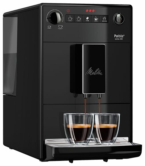 Кофемашина Melitta F 230-002 Caffeo Purista Series 300, Pure Black