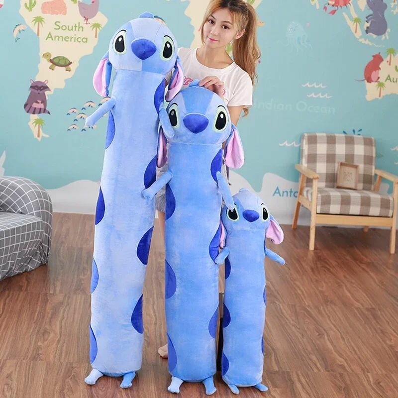 Мягкая игрушка- обнимашка, кот-батон Стич 110см