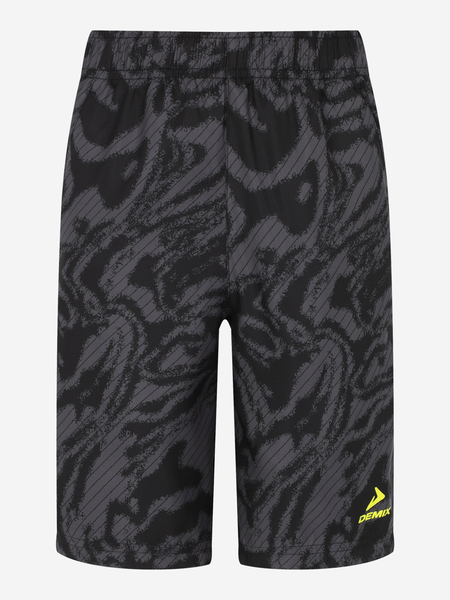 Шорты спортивные Demix Active Boy's Woven AOP Shorts, размер 134/140, черный