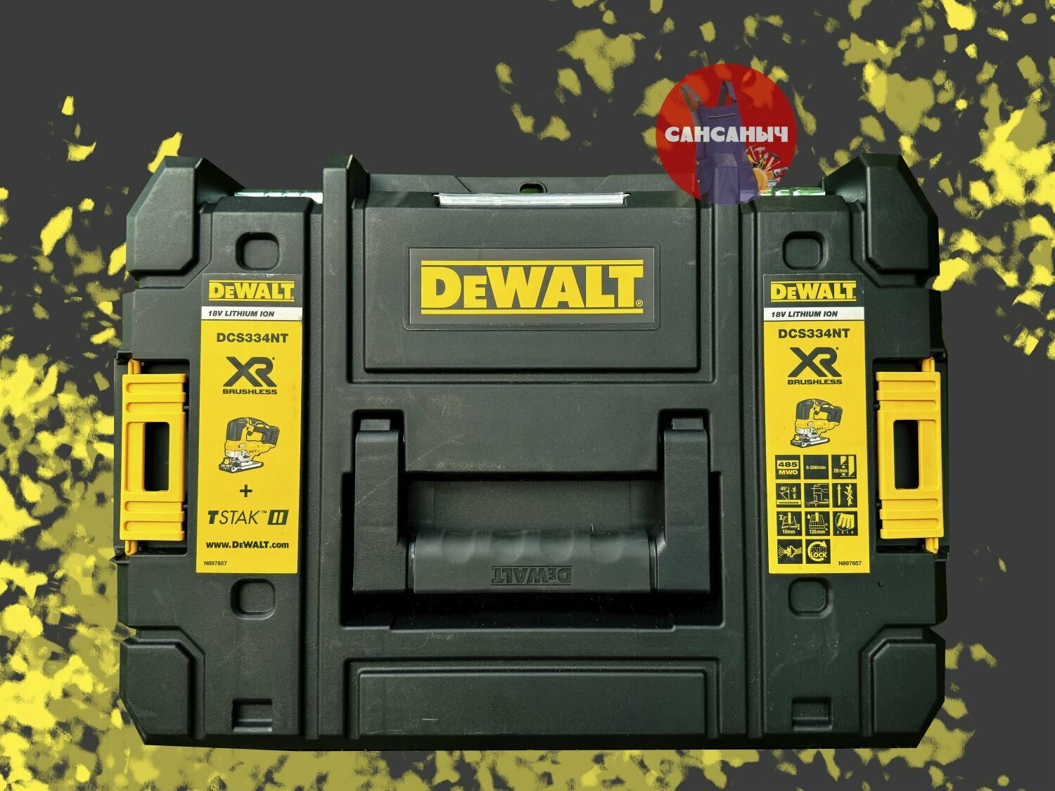 Аккумуляторный лобзик DeWalt DCS334NT 18В