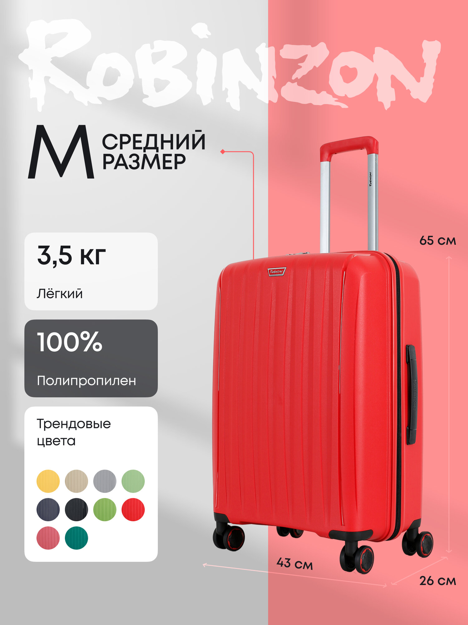 Чемодан Robinzon 