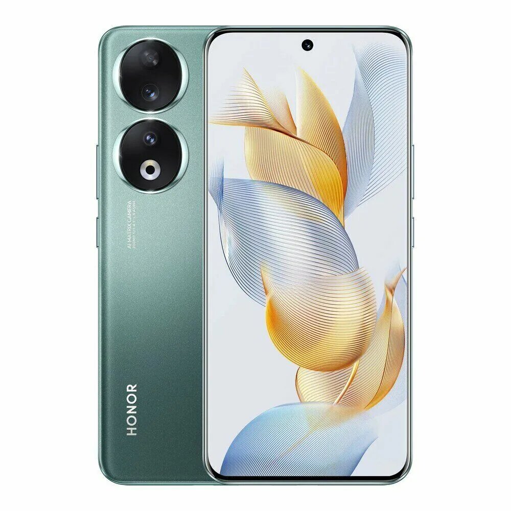 Смартфон HONOR 90 12 256Gb Emerald Green Global