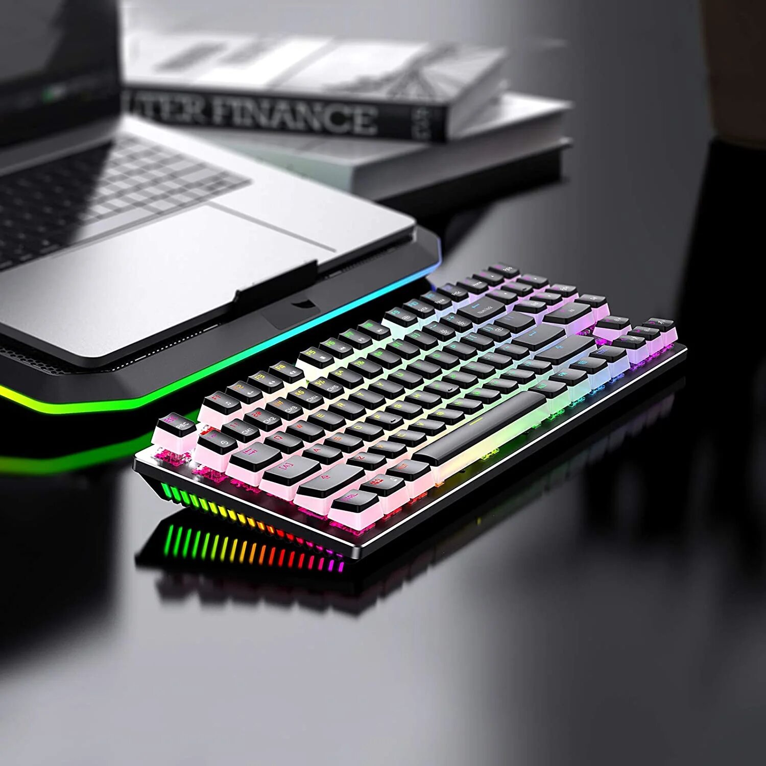 Механическая клавиатура с подсветкой t8 rgb — фото 1