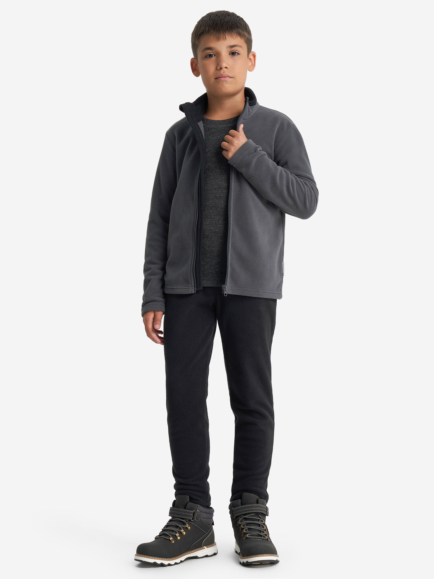 Джемпер OUTVENTURE, размер 134-140, графитовый — фото 1