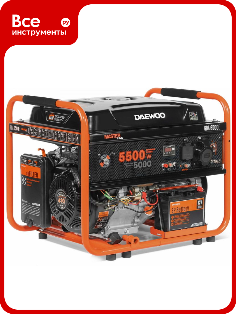 Бензиновый генератор DAEWOO GDA 6500E