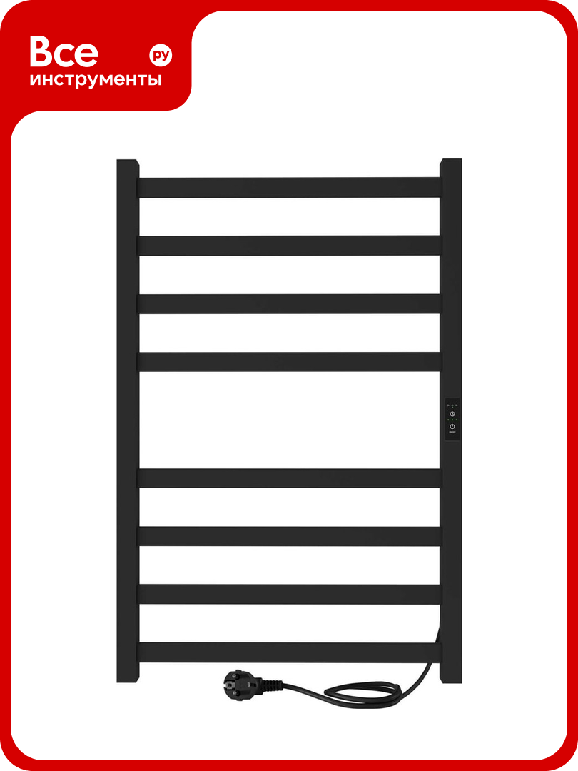 Полотенцесушитель INDIGO Oktava Slim 3 electro 80/50 таймер скрытый монтаж универсальное подключение R/L LСLOKS3E80-50BRRt