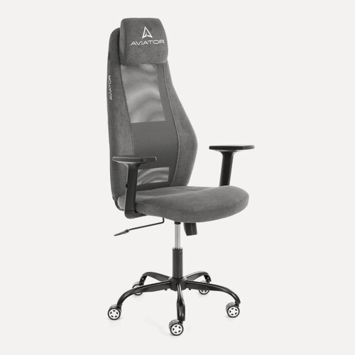 Изображение товара Кресло компьютерное TetChair, обивка ткань, на колесиках, серое