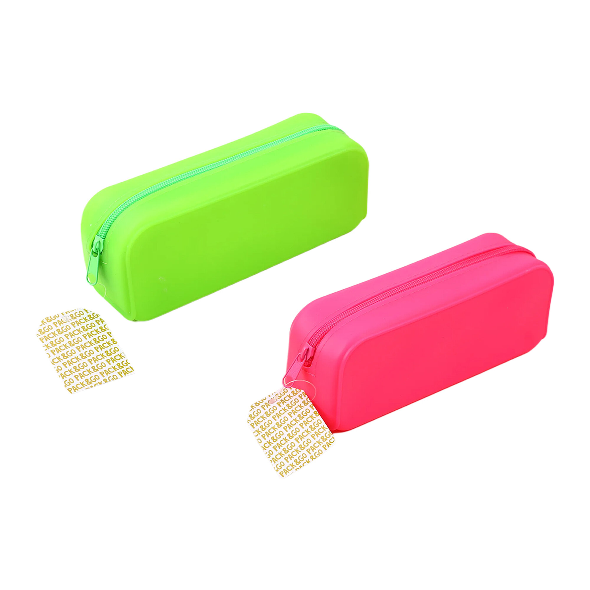 Пенал магнит, на молнии, искусственная замша, цилиндрическая форма, 19.5x8 см — фото 1