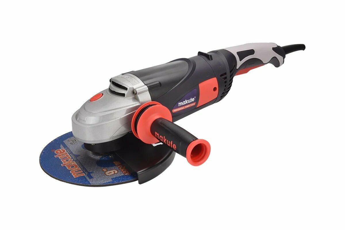 Угловая шлифмашина Makute AG003 2400W 230mm защитный кожух блокировка кнопки включения