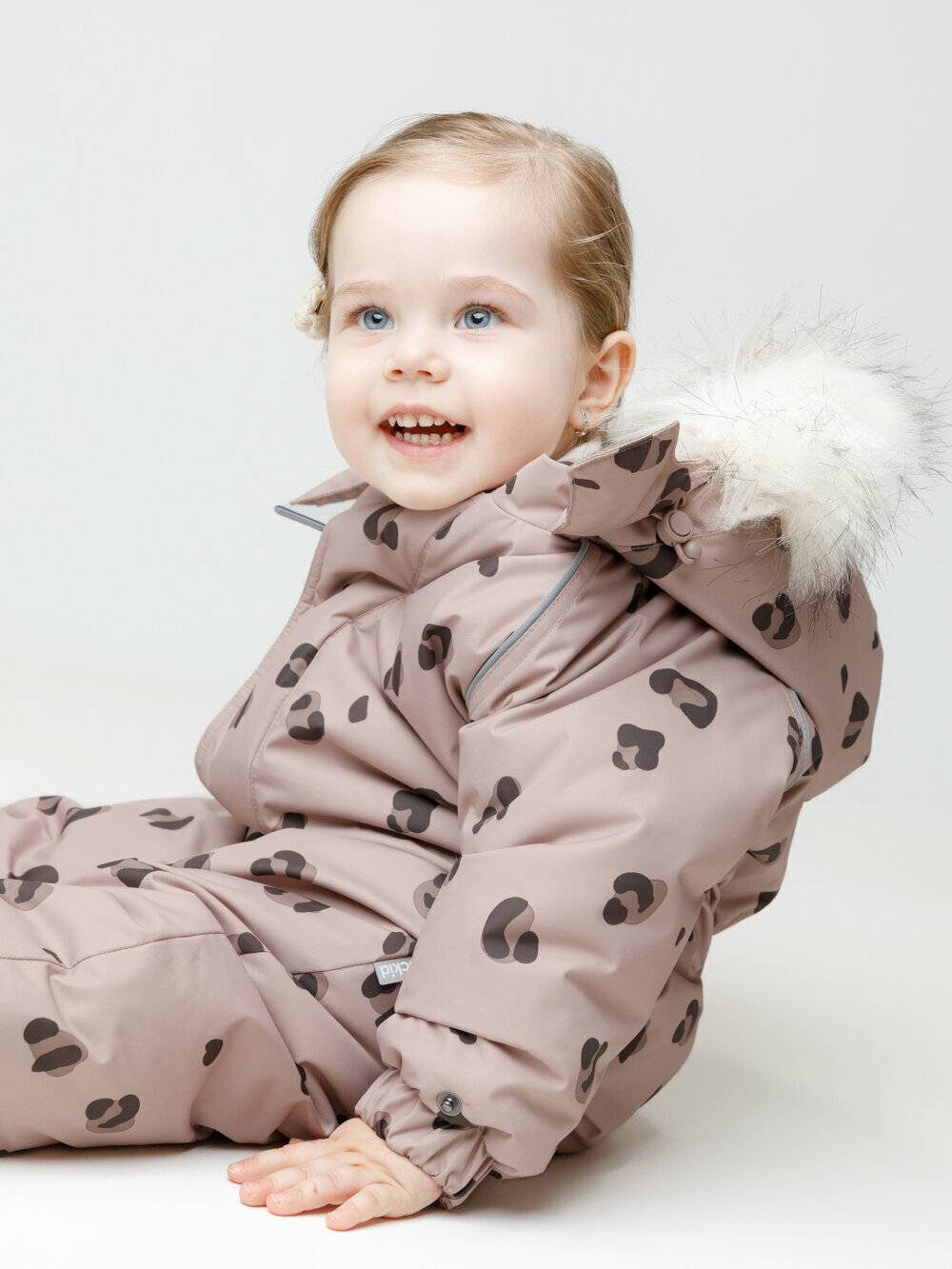Комбинезон утеплённый crockid ВК 60116/н/14 Ал, размер 92-98/56/51, , коричневый — фото 1