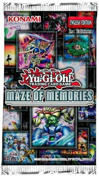 Настольная игра Yu-Gi-Oh - бустер выпуска Maze of Memories на английском языке