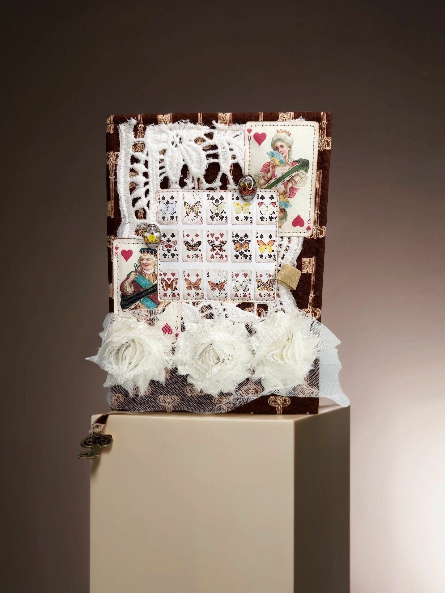 Блокнот "Карты" ручной работы